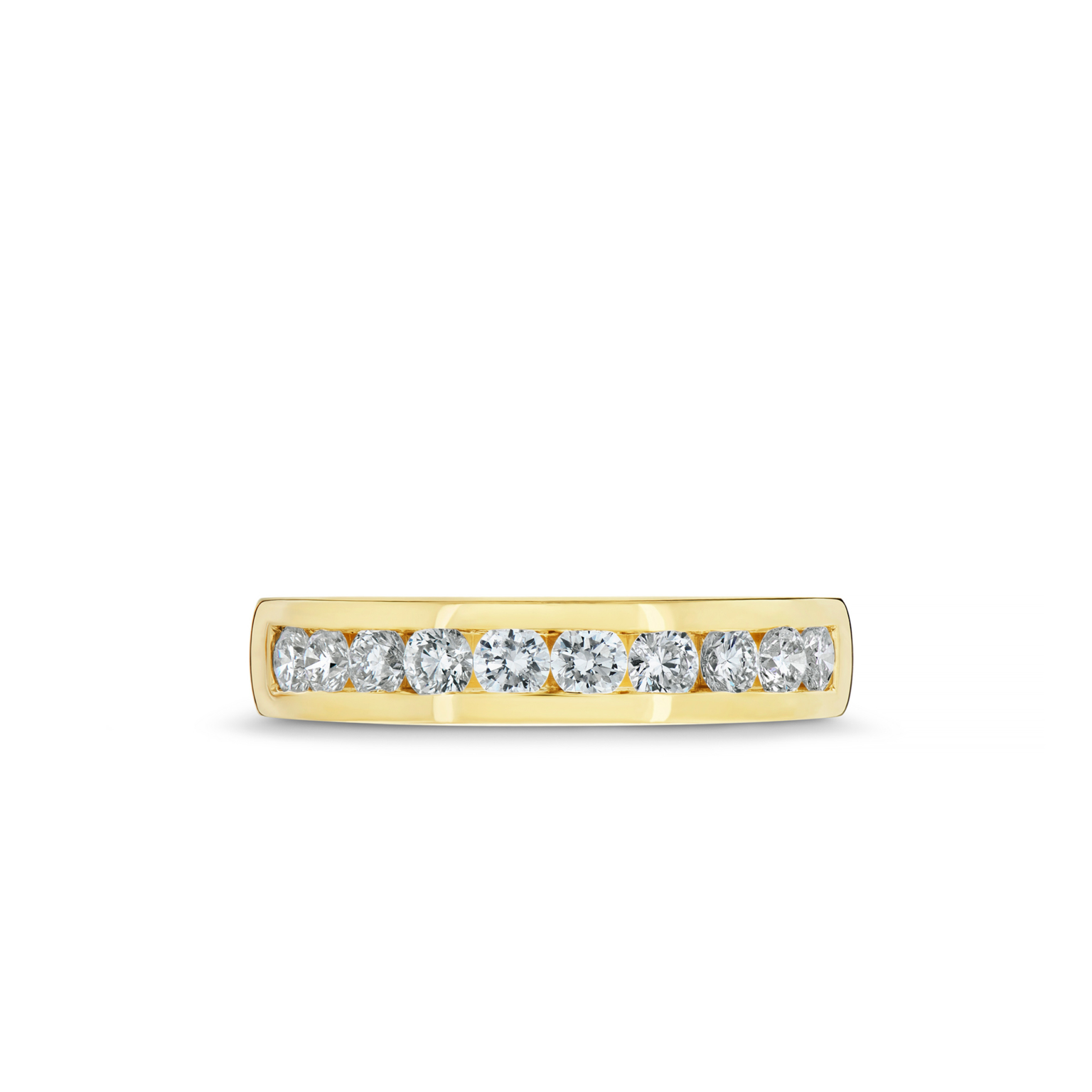 Diamond & 14k Gold Aria Band Ring main image 1