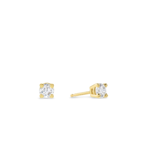 Jessa-Stud-Earrings-YELLOW GOLD Diamond Stud Earrings